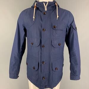JUNYA WATANABE Size S Navy Brown Coated Canvas Nautical Jacket
